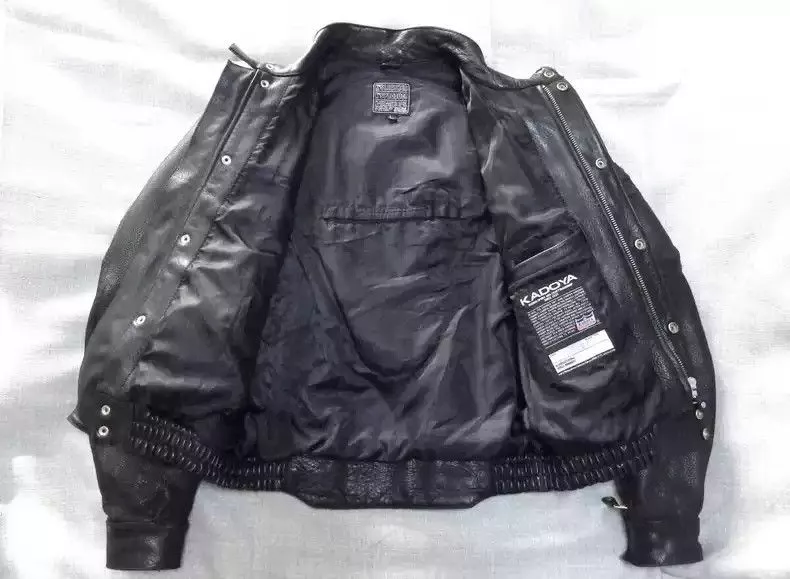 Kadoya Leather Jackets kadoyafur garment Black