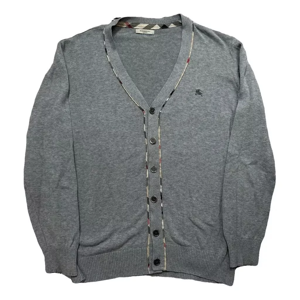 Burberry Sweaters Burberry Cardigan With Pattern Size fit L Gray