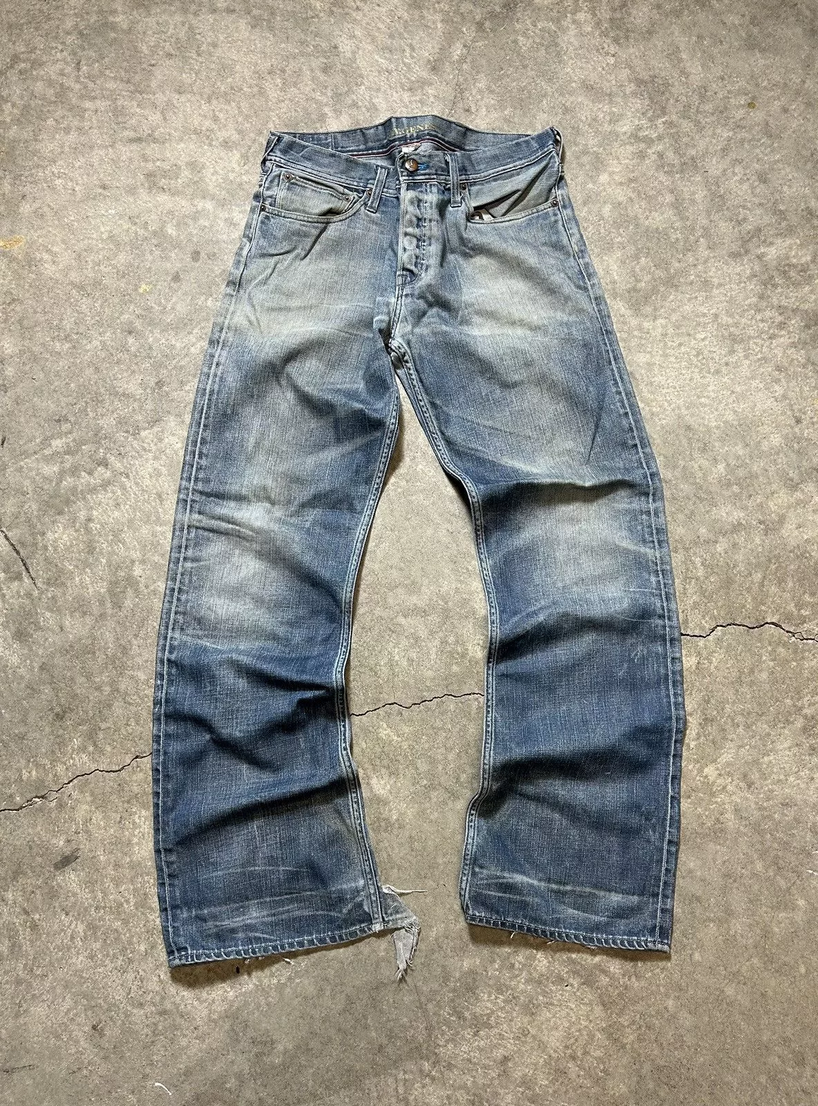 Evisu Denim Evisu × Vintage Vintage Evisu skater jeans light acid wash Blue