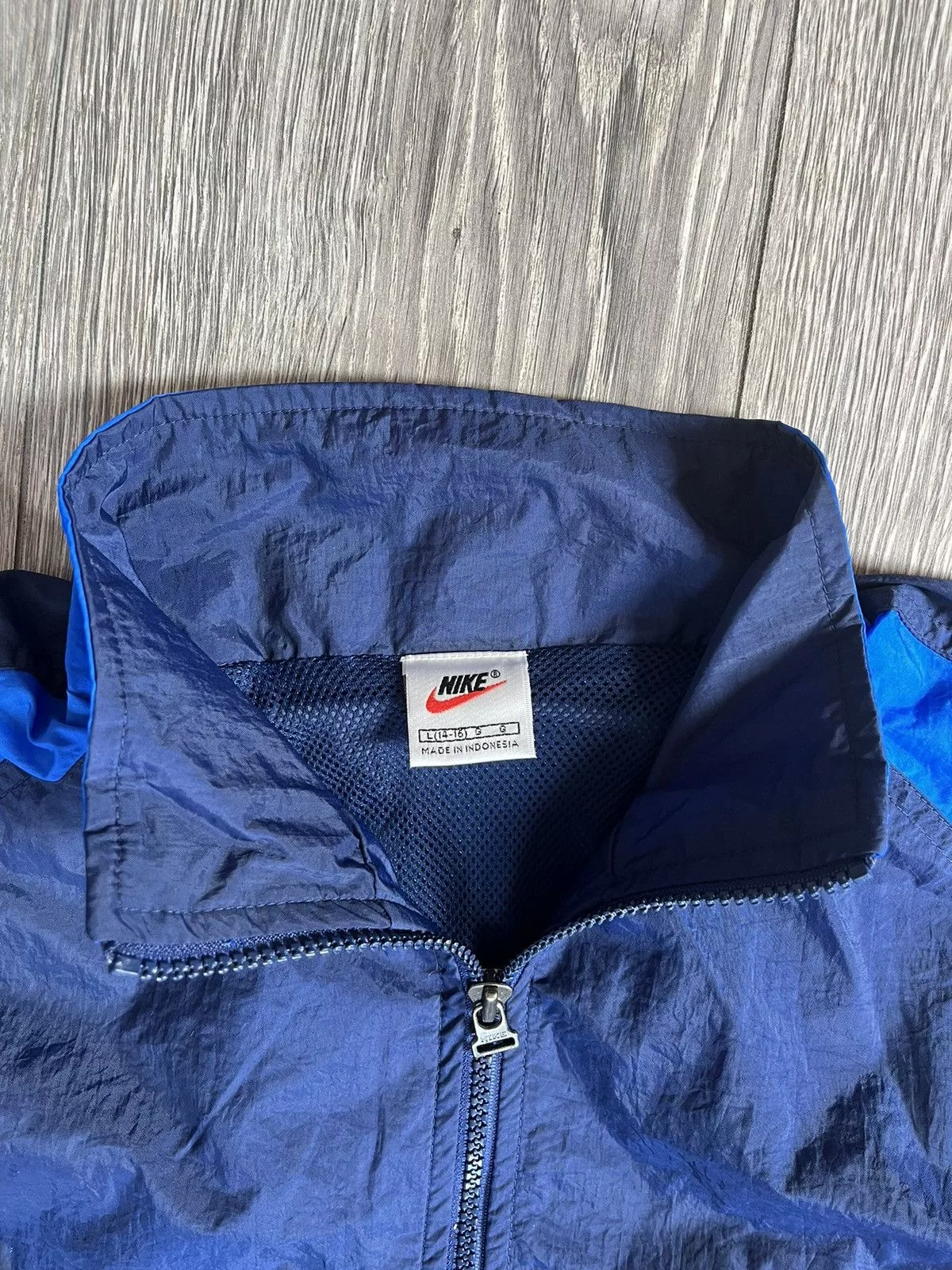 Nike Light Jackets Vintage 90s Nike Track Jacket Blue