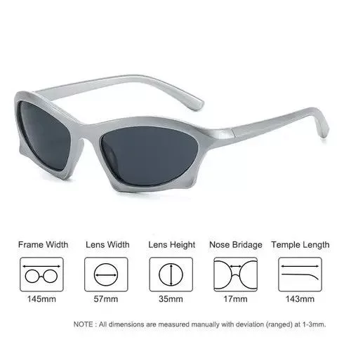Jewelry Sunglasses Jewelry Kurt Cobain Alien Sunglasses Punk Grunge 2000s Look Gray Vintage
