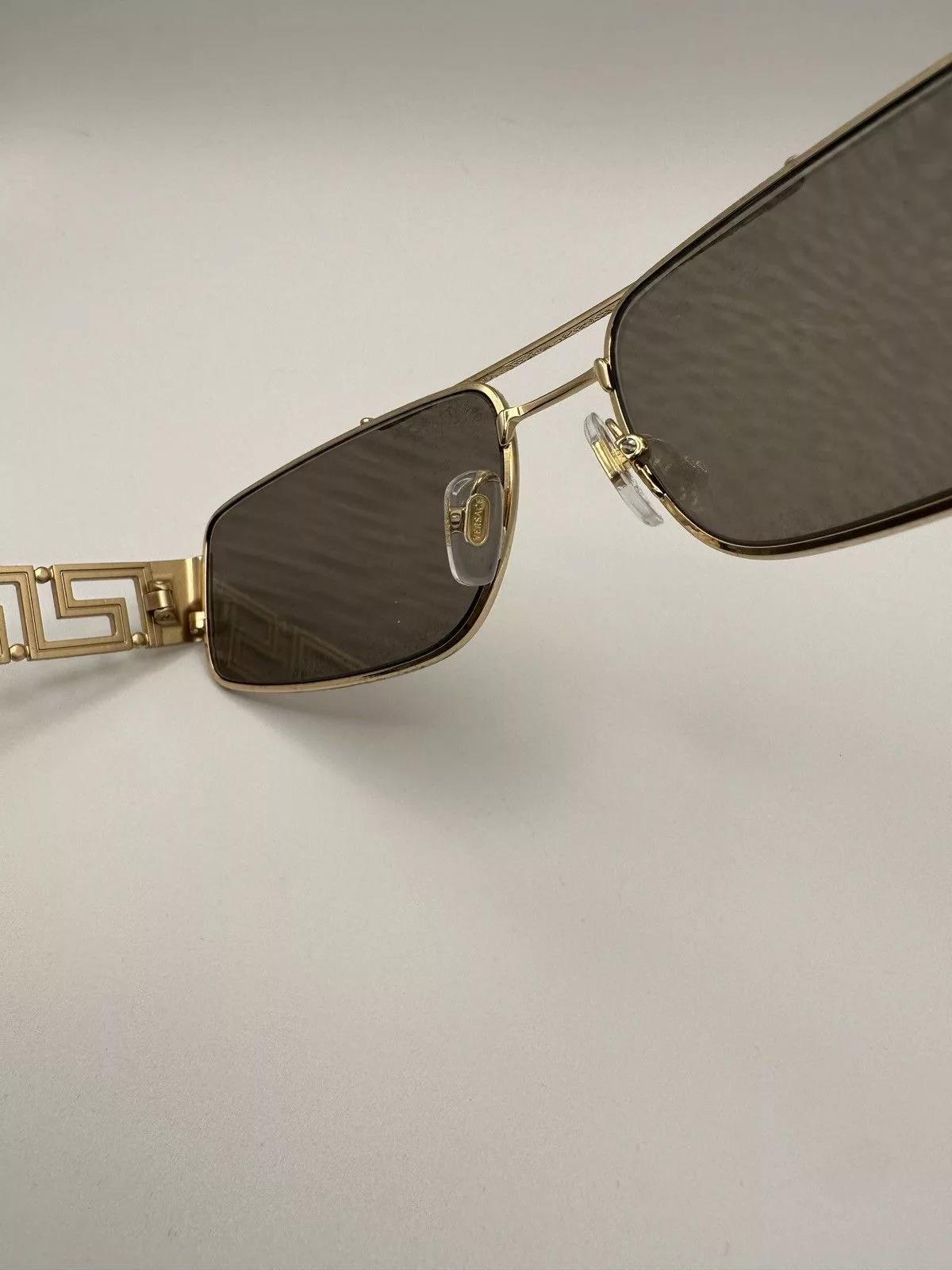 Versace Sunglasses Versace Monogram Statement Sunglasses Gold