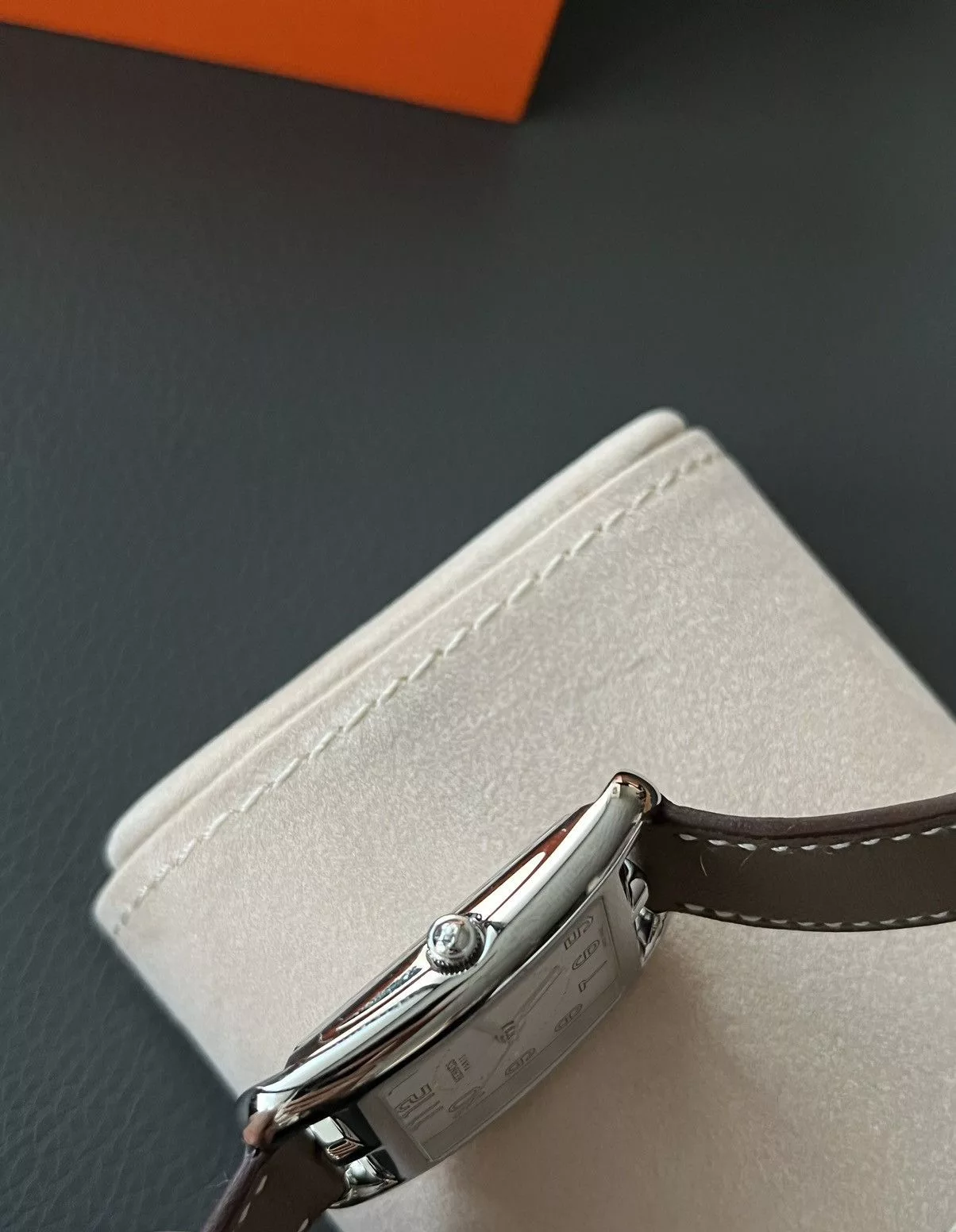 Hermes Watches Brand New Giftable Hermes Classic Cape Cod Large Model Gray