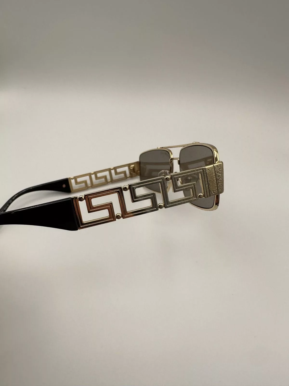 Versace Sunglasses Versace Monogram Statement Sunglasses Gold