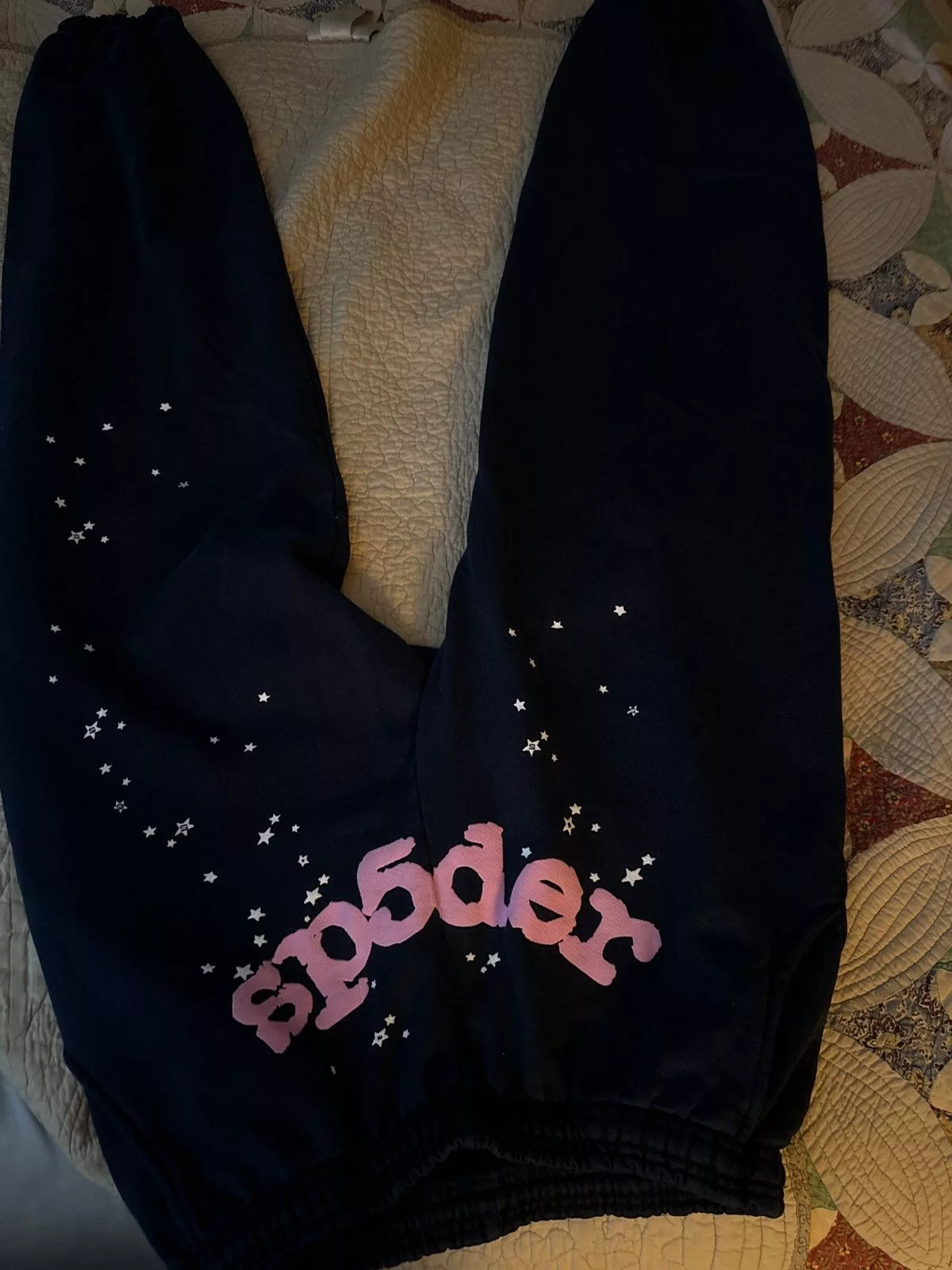 Sp5der Sweatpants Joggers Sp5der navy Atlanta sweatpants Blue