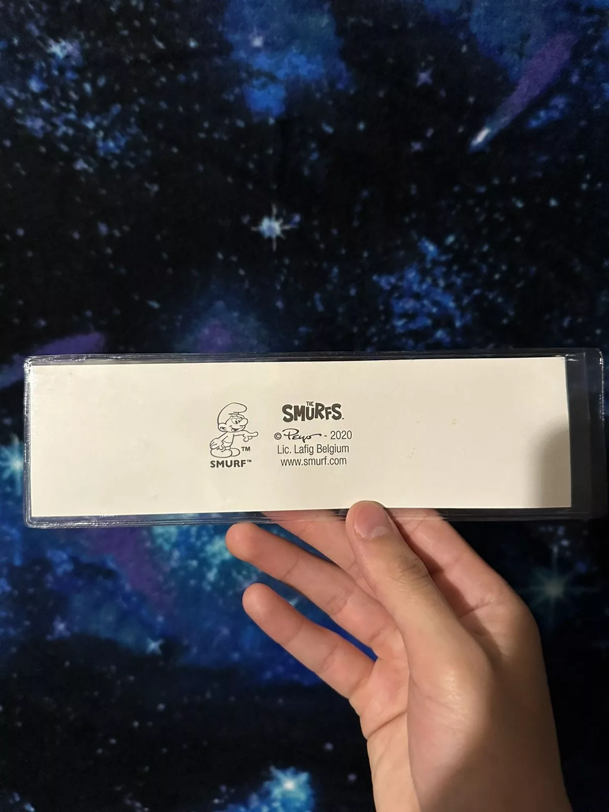 Supreme Supreme Supreme Smurf Box Logo Sticker Black