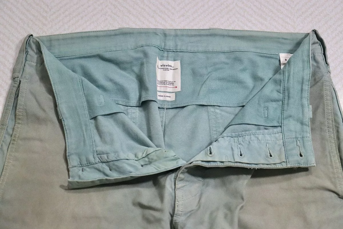 Visvim Denim Visvim 21ss Gifford Pants Dmgd Green