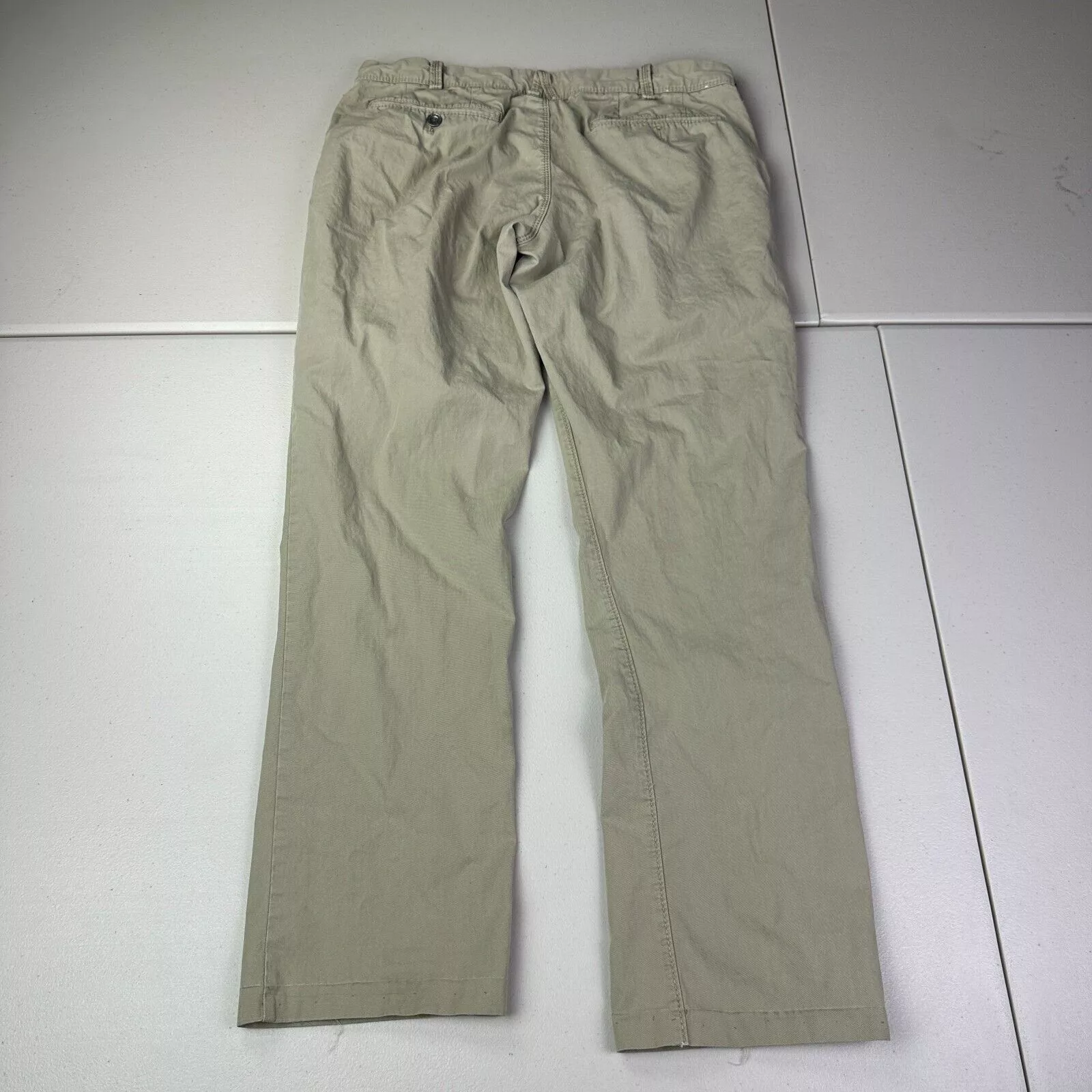 Express Casual Pants Express Mens 32x32 Cotton Tan Camel Khaki Chino Pants Brown