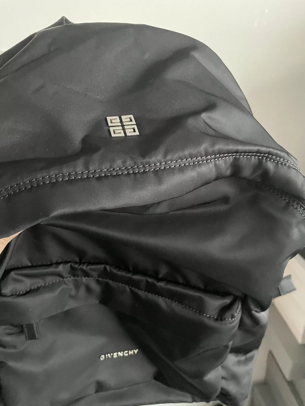 Givenchy Backpacks Givenchy Rare Limited Super Runway Classic Logo Everyday Backpack Black