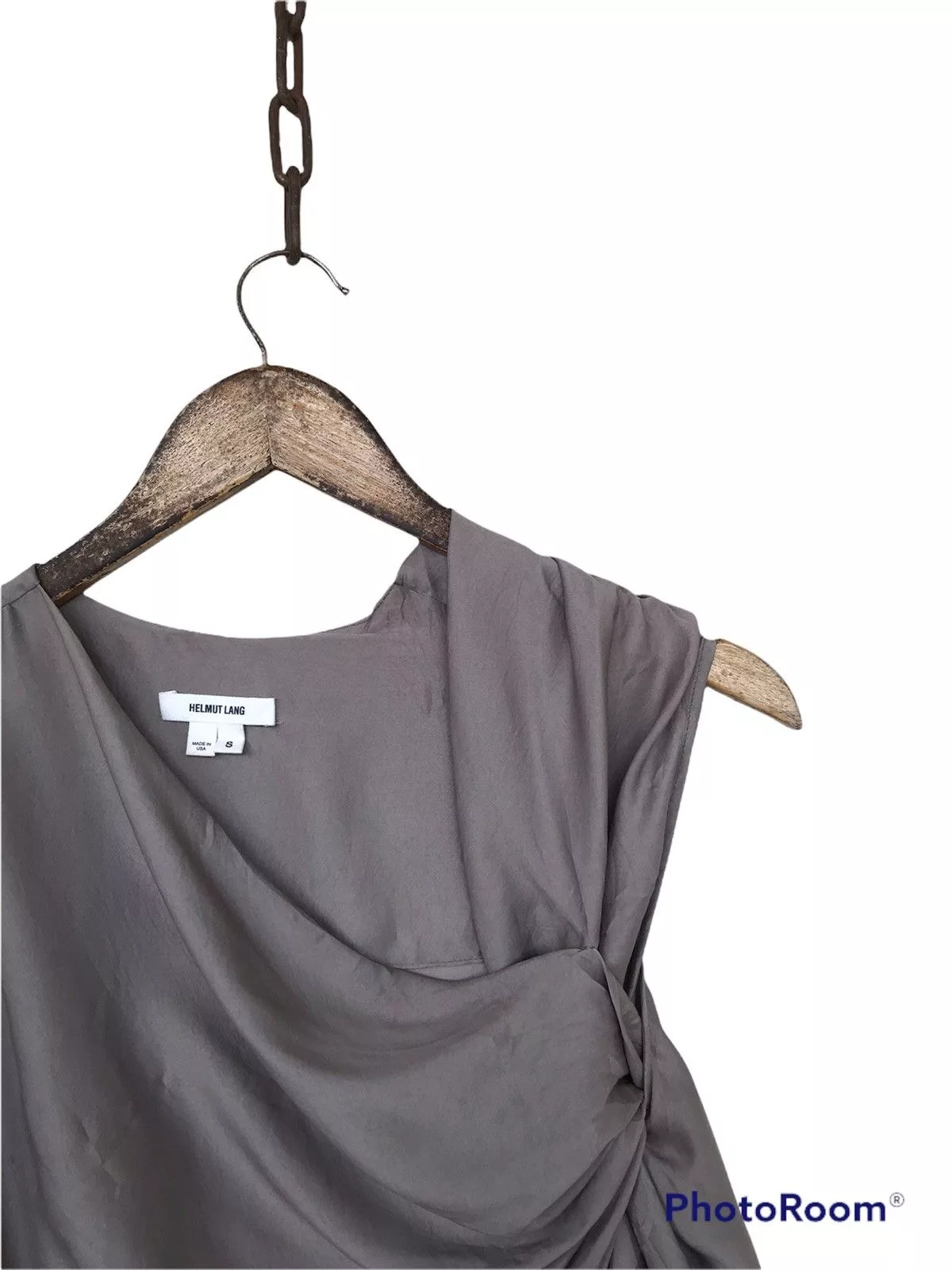Helmut Lang Mini Dresses Helmut Lang Silk Shirt Multi Avant-Garde