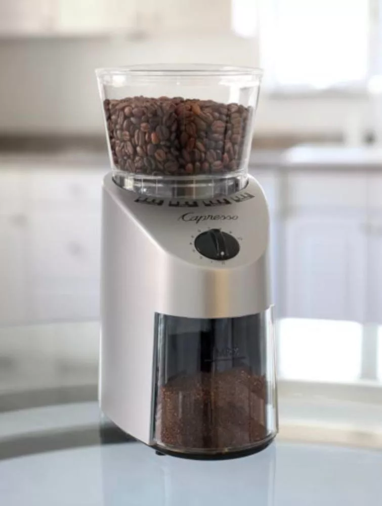 Infinity Conical Burr Grinder Stainless Finish