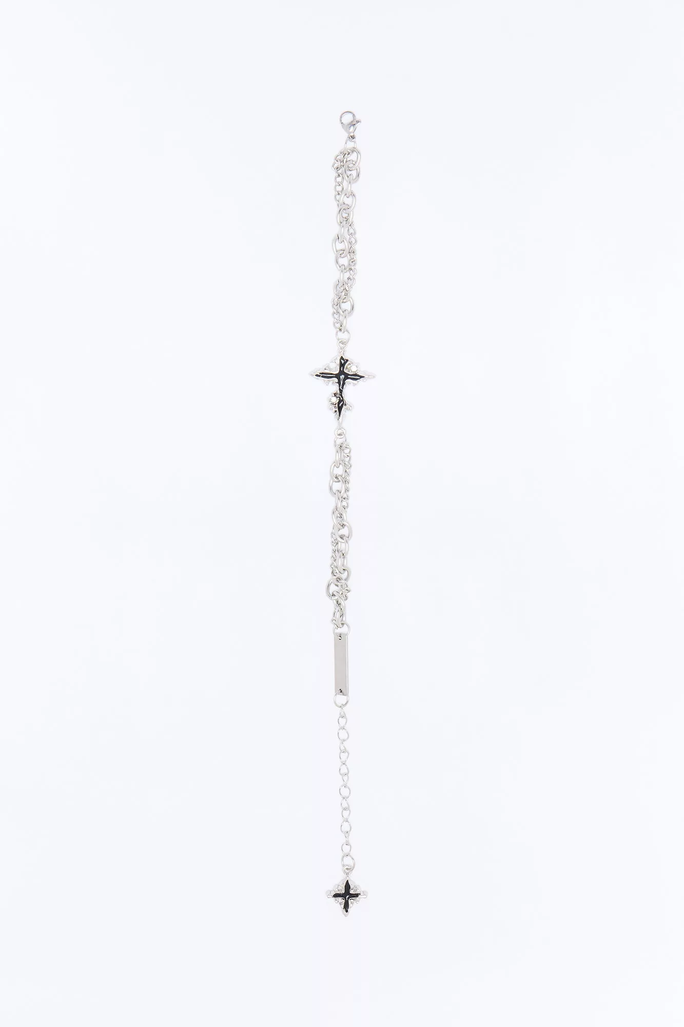 Starbound Cross Bracelet - Silver