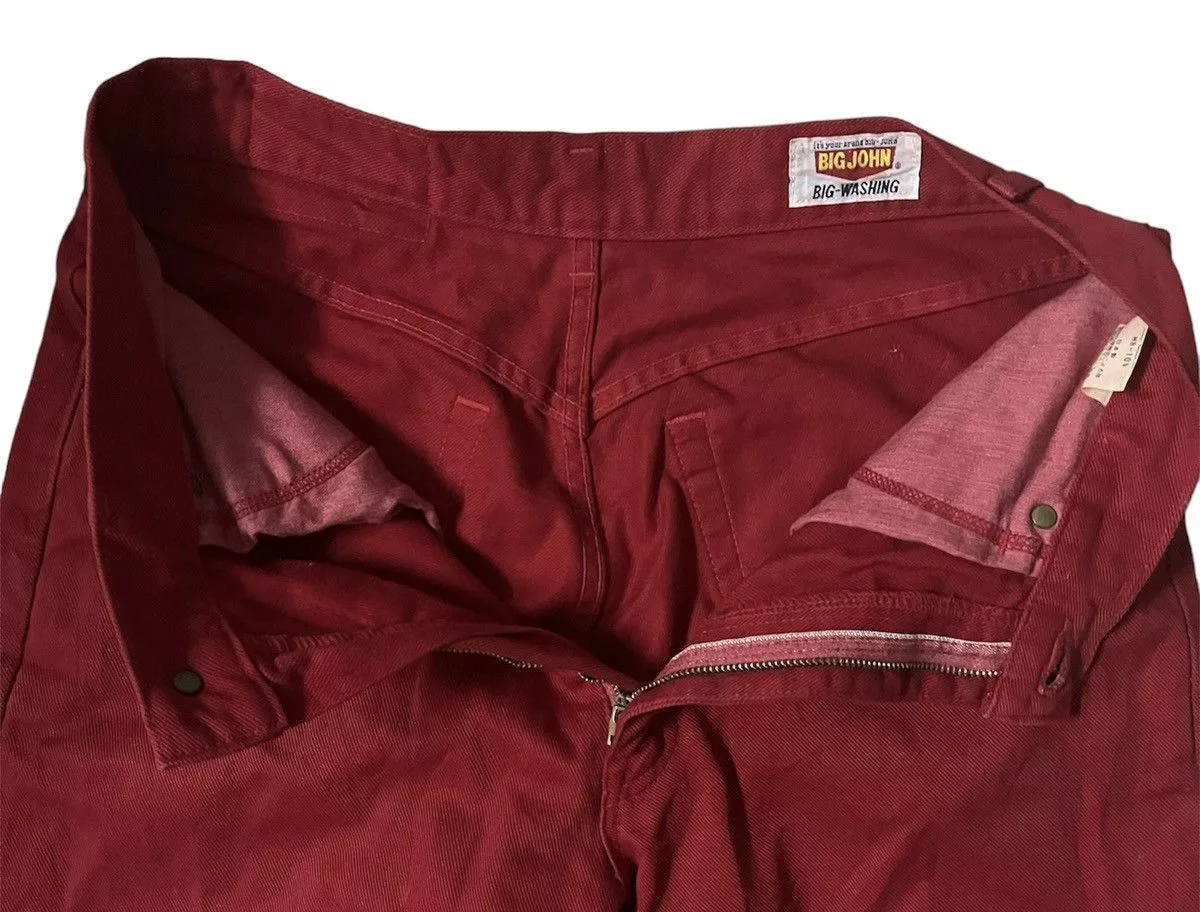 Big John × Japanese Brand Big John Denim Red