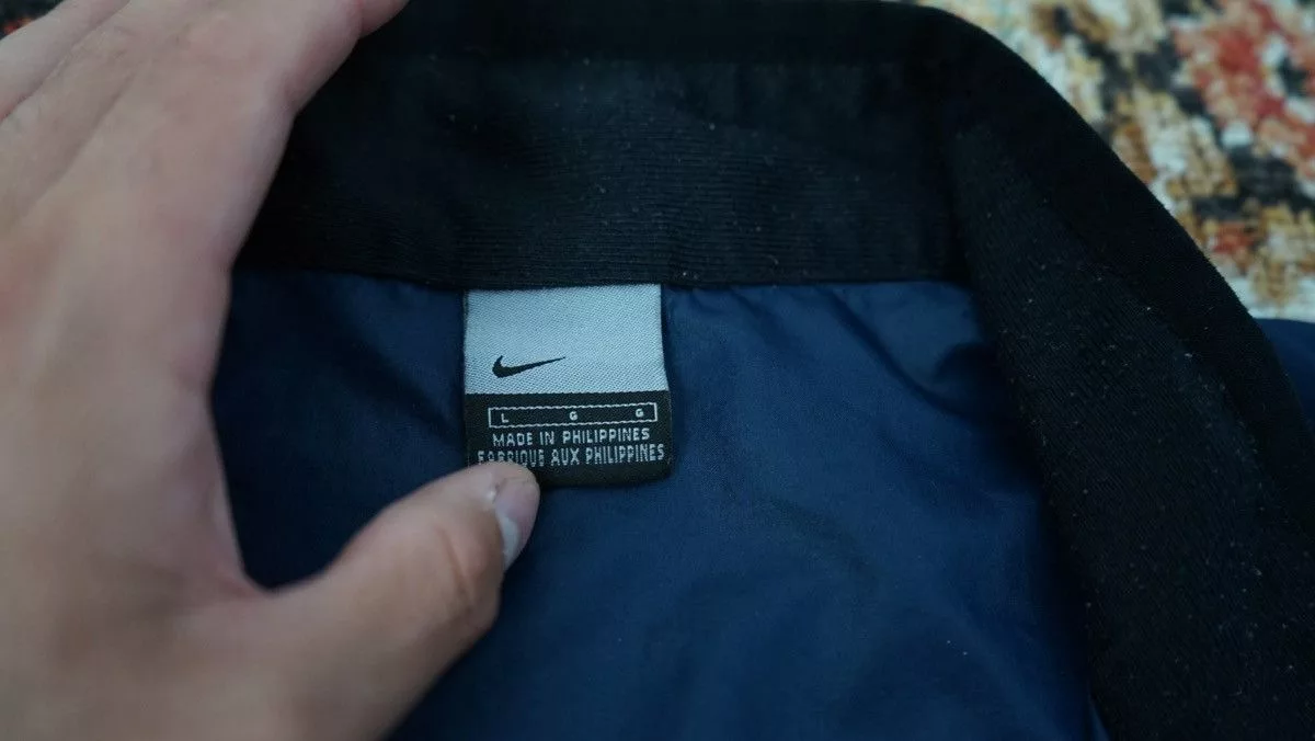 Nike Light Jackets Vintage Navy Blue Nike Windbreaker