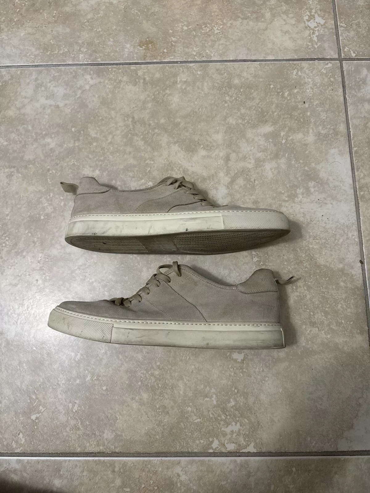 Daniel Patrick Casual Leather Shoes Daniel Patrick Low Top Suede Sneakers Beige