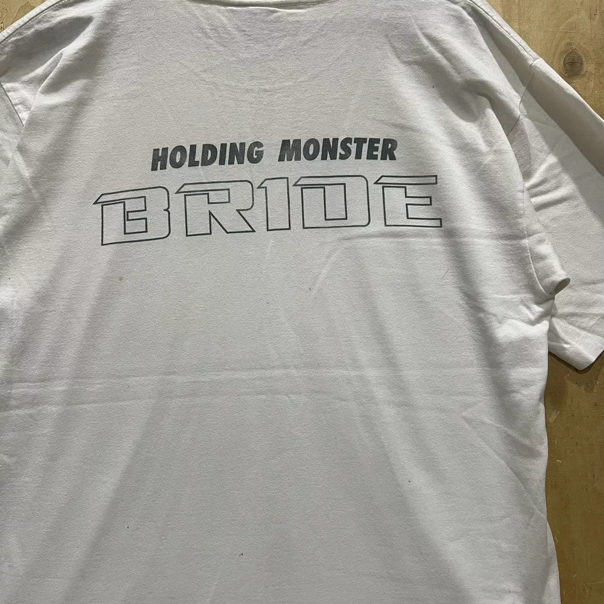 Designer Short Sleeve T Shirts Designer Holding Monster Bride White