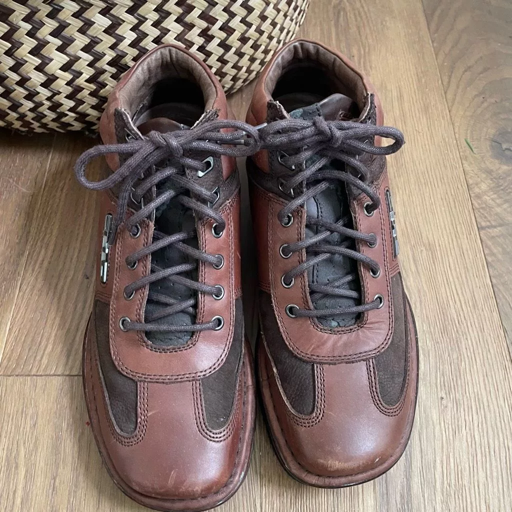 Other Boots Other 310 Motoring Wraith Chocolate Brown Leather Ankle Boots Lace