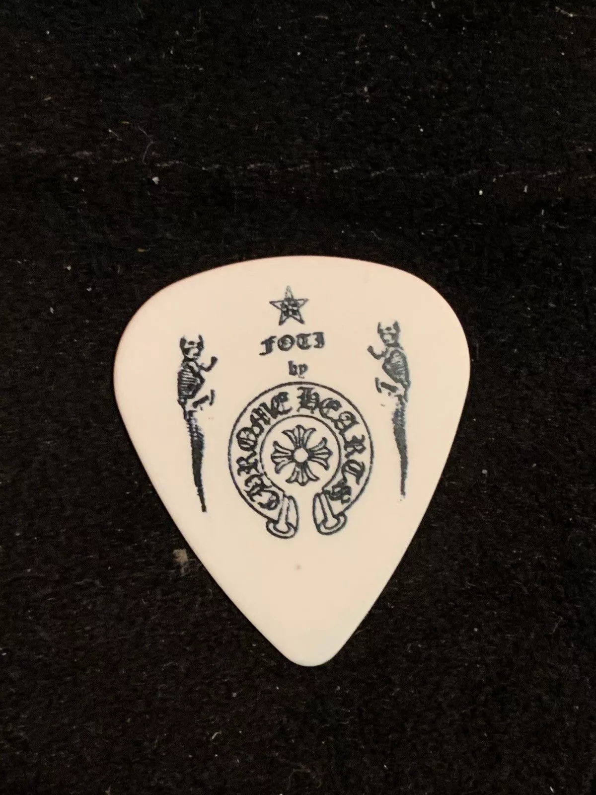 Chrome Hearts Miscellaneous Chrome Hearts Foti Guitar Pick White