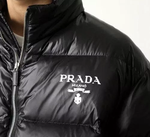 Prada Light Jackets $3.5K VALUE Prada Re-Nylon Padded Jacket Black