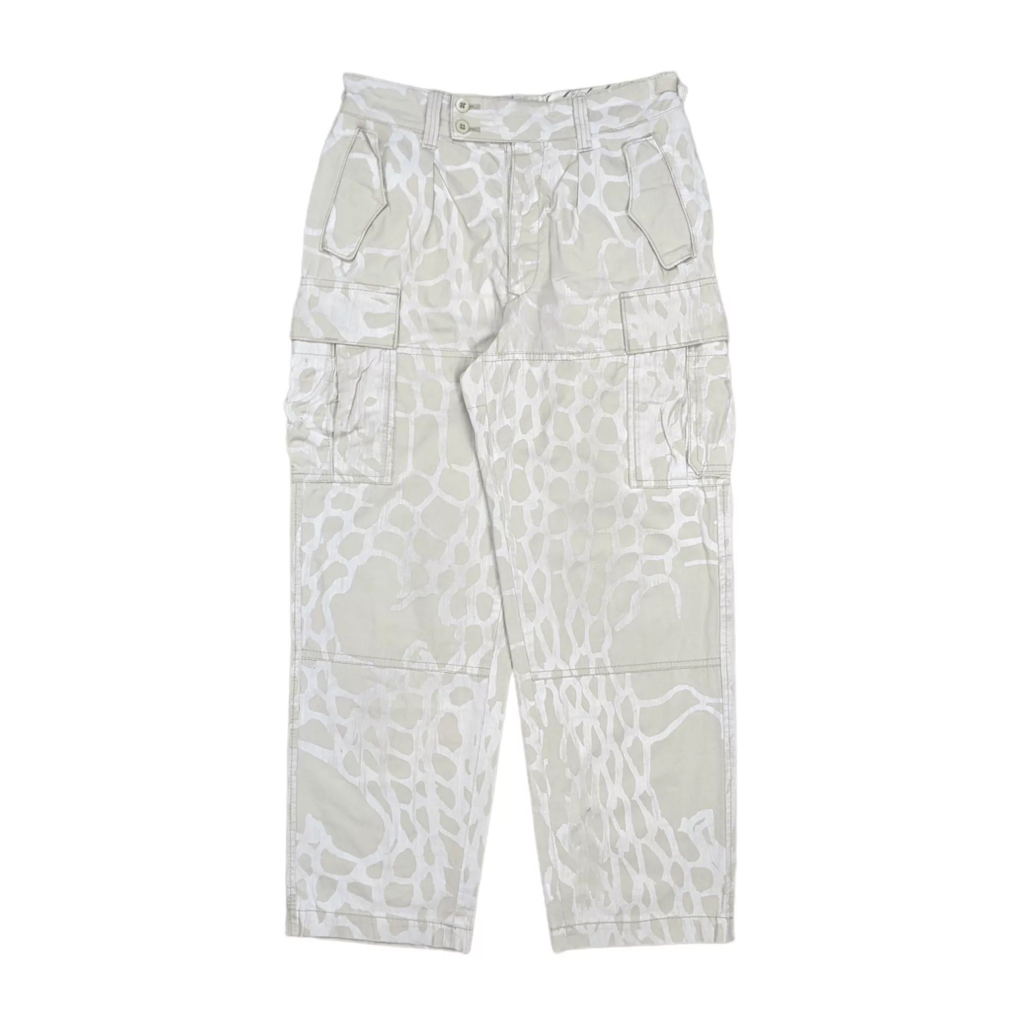 Comme des Garcons Casual Pants Comme des Garcons × Junya Watanabe Junya Watanabe Comme des Garcons Man Barb Wire Cargo SS04 White