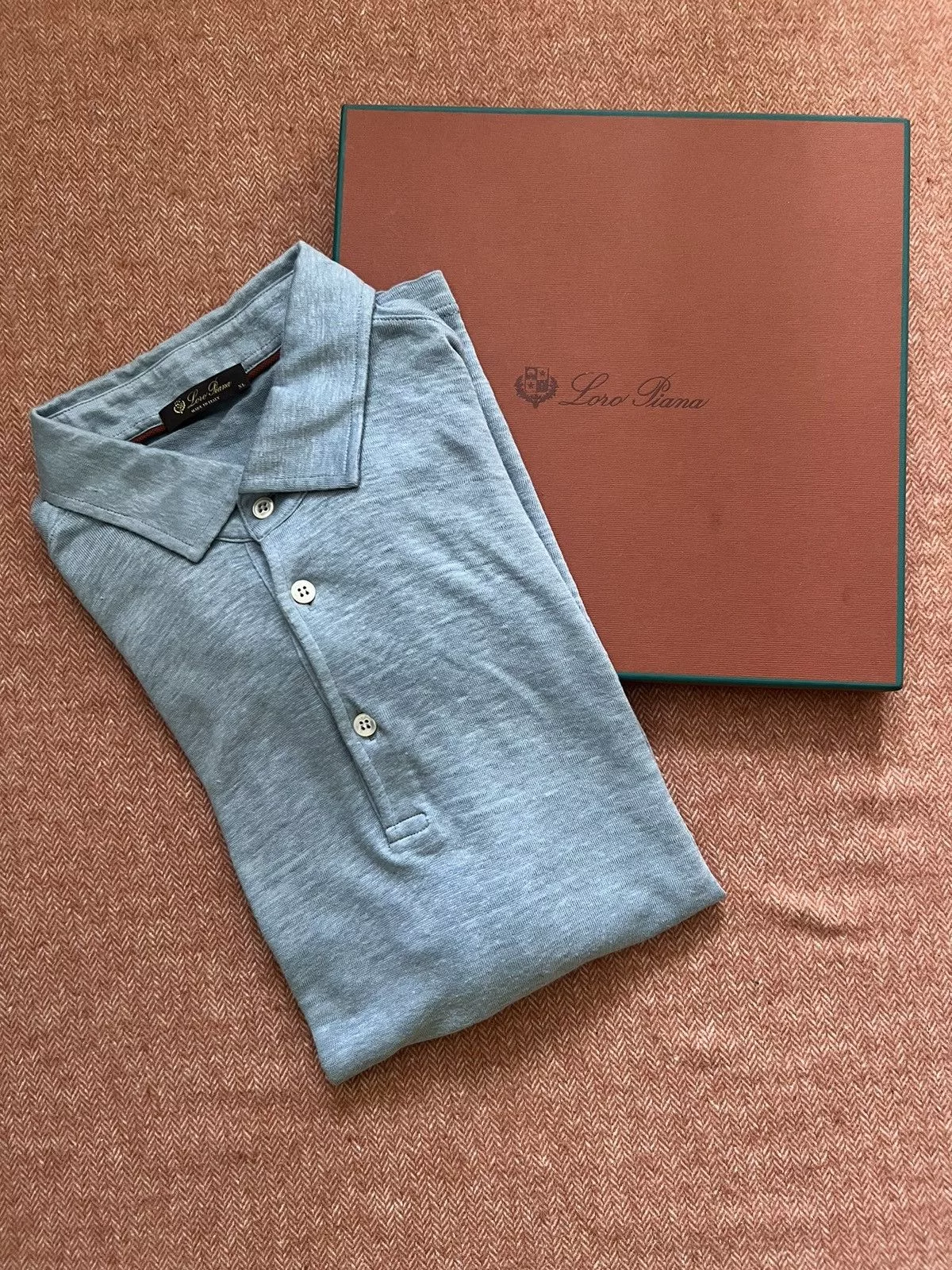 Loro Piana Polos Loro Piana Blue