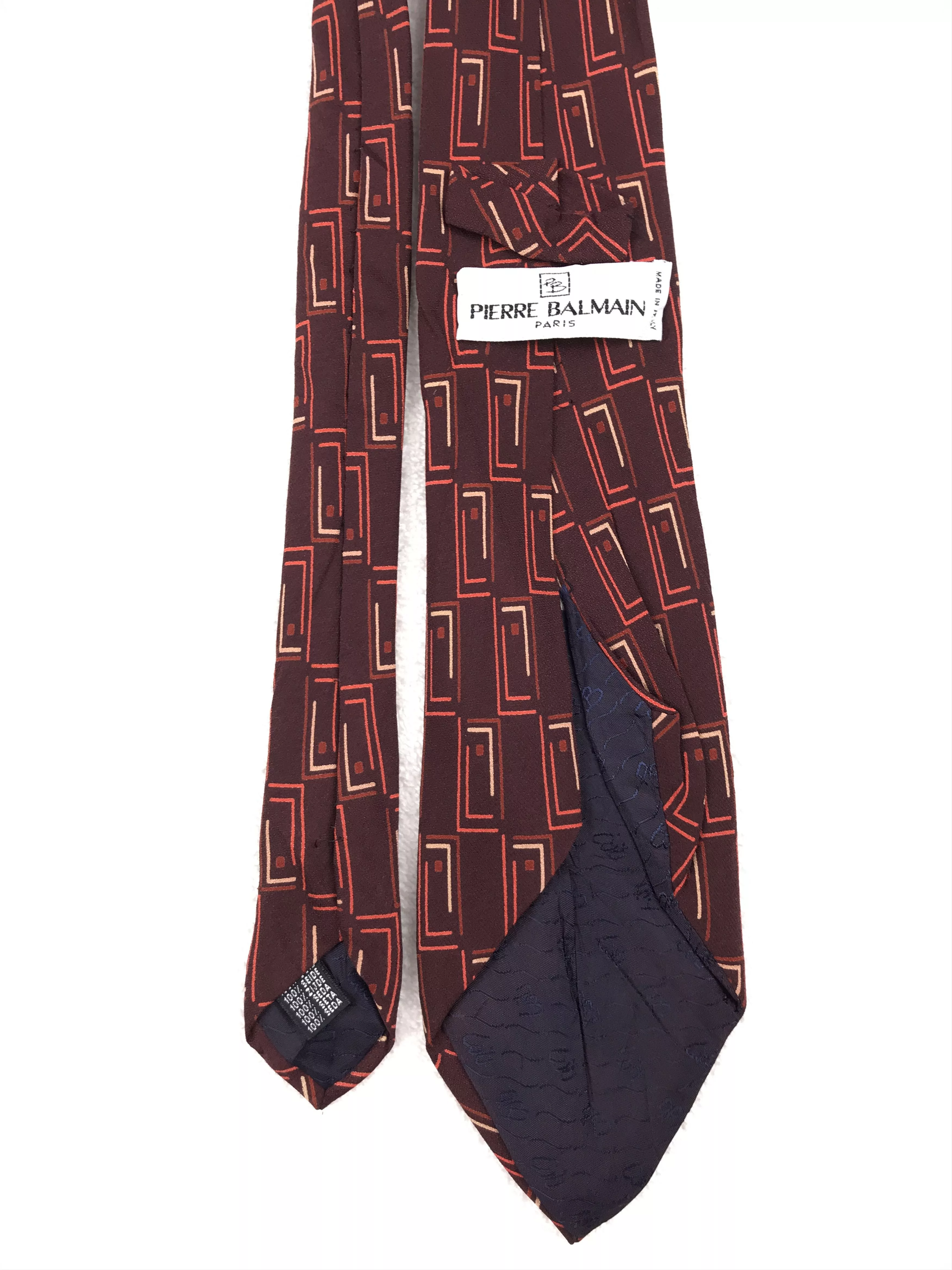 Pierre Balmain Ties Pocketsquares Pierre Balmain × Vintage Vintage Pierre Balmain Silk Necktie Multi