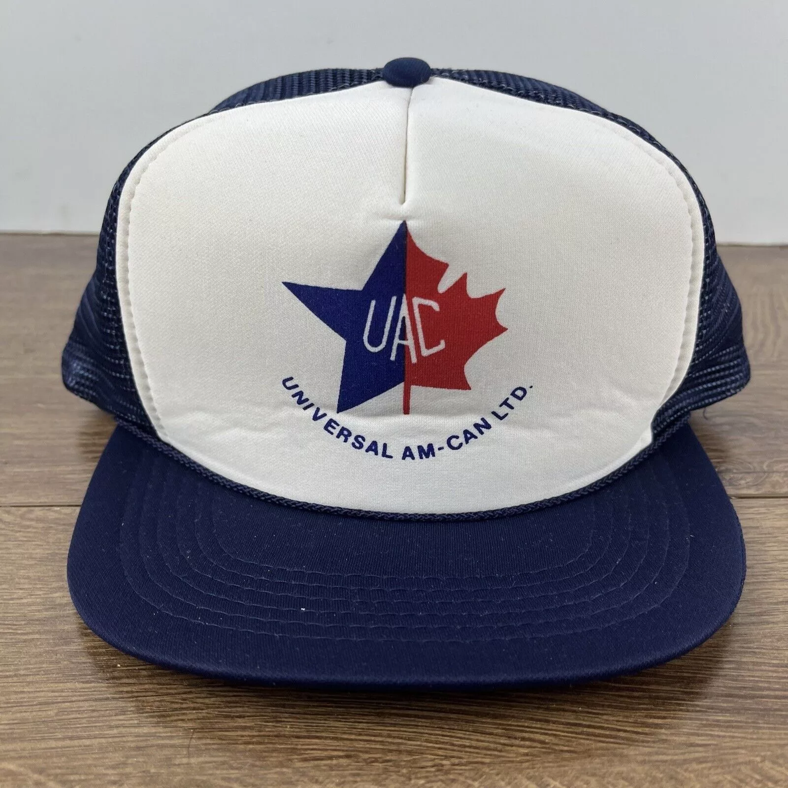 Other Hats Other UAC Snapback Hat Universal AM Can White Cap Adjustable White
