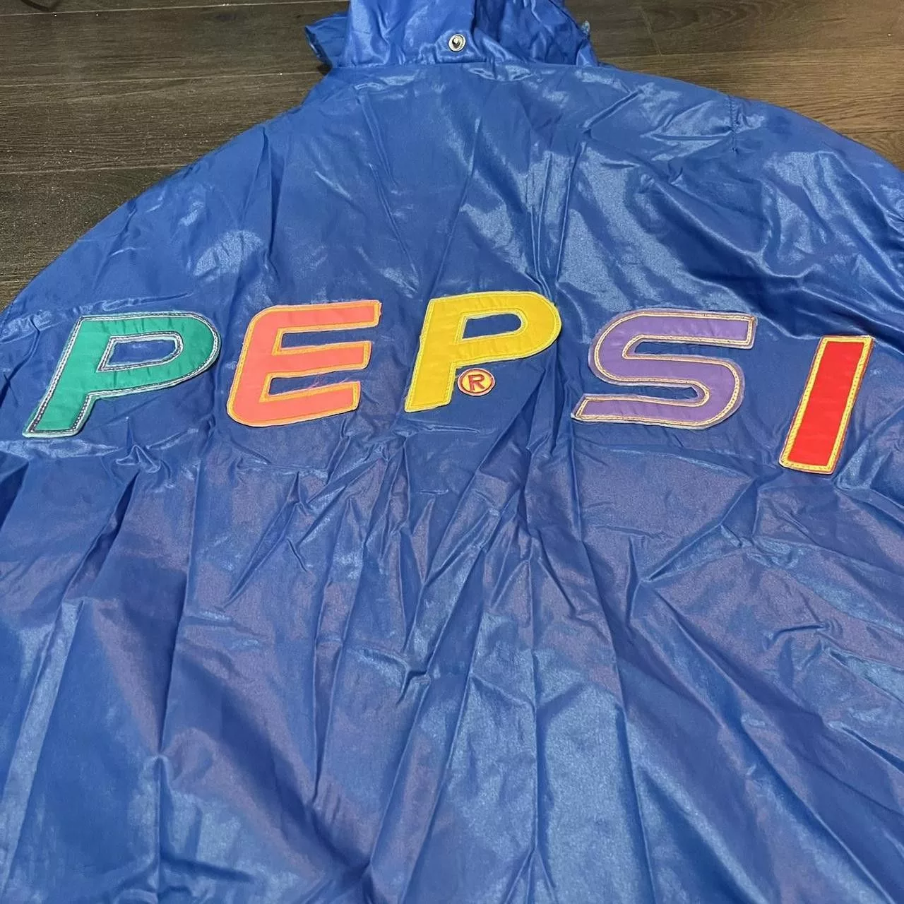 Designer Bombers Designer Vintage Pepsi Collection Windbreaker Blue