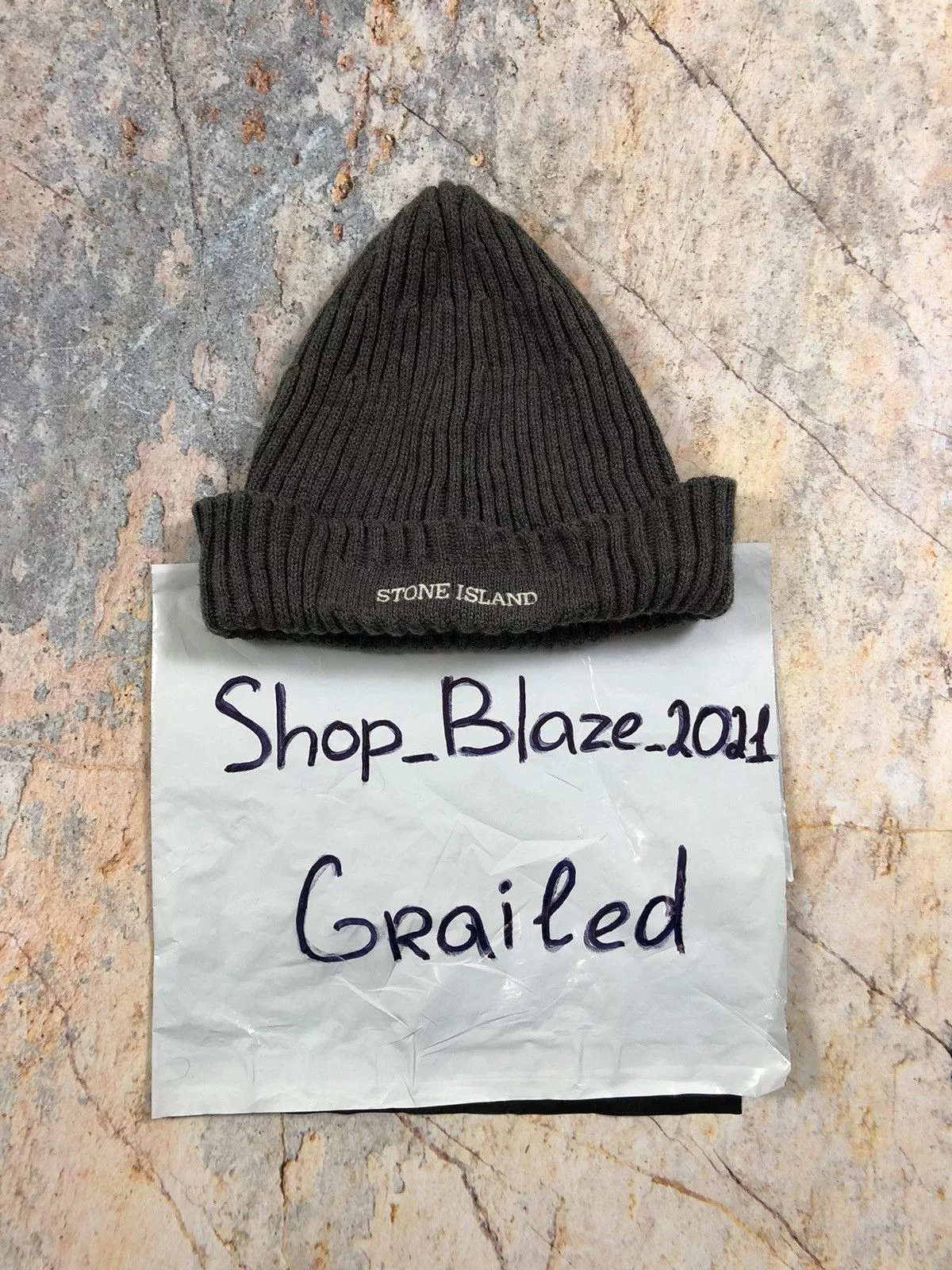 Stone Island Hats Stone Island gray hat