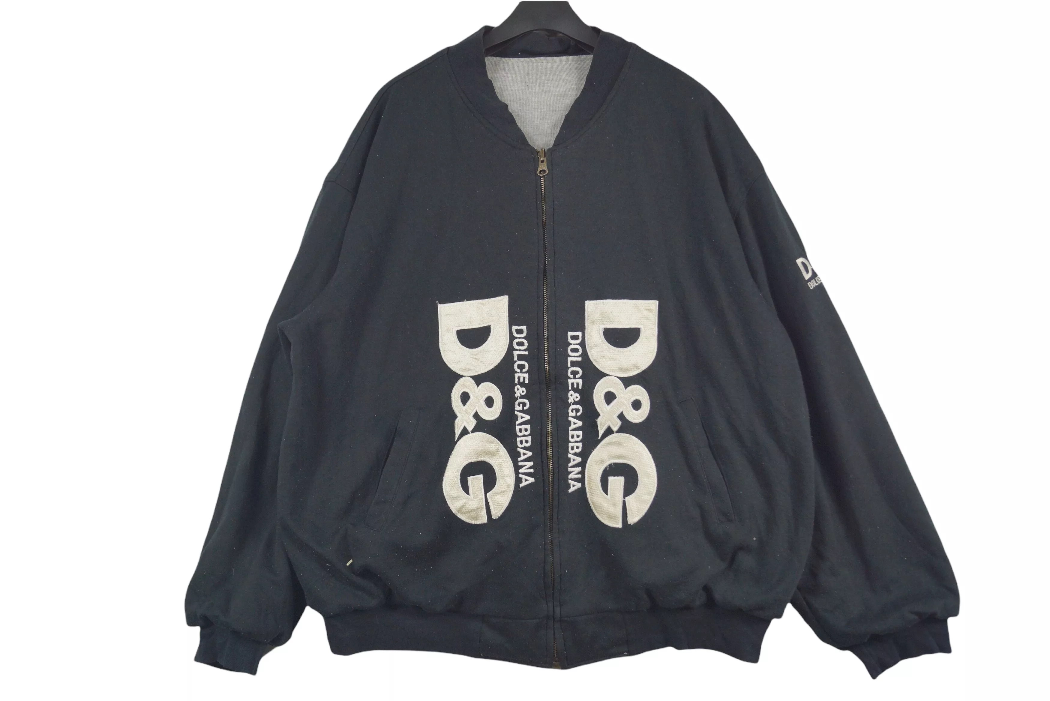 Dolce & Gabbana Heavy Coats Dolce & Gabbana × Vintage DELETE IN 5 DAYS!! Dolce & Gabbana Revisable Zipper Jacket Black
