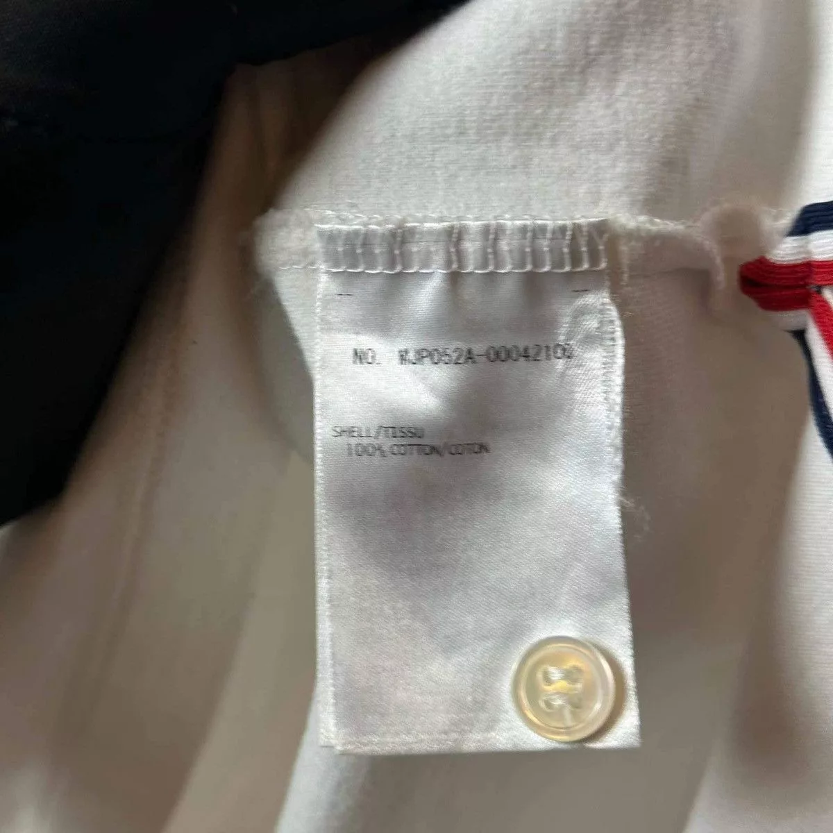 Thom Browne Polos THOM BROWNE BASIC POLO SHIRT White Luxury