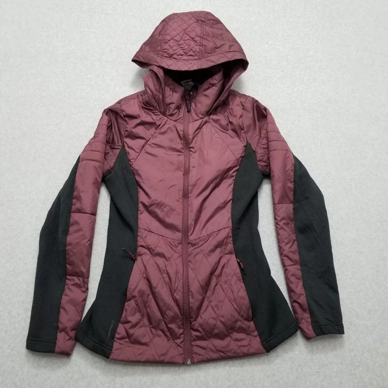 Champion Jackets Champion Jacket Womens Medium Pockets Full Zip Hooded Red