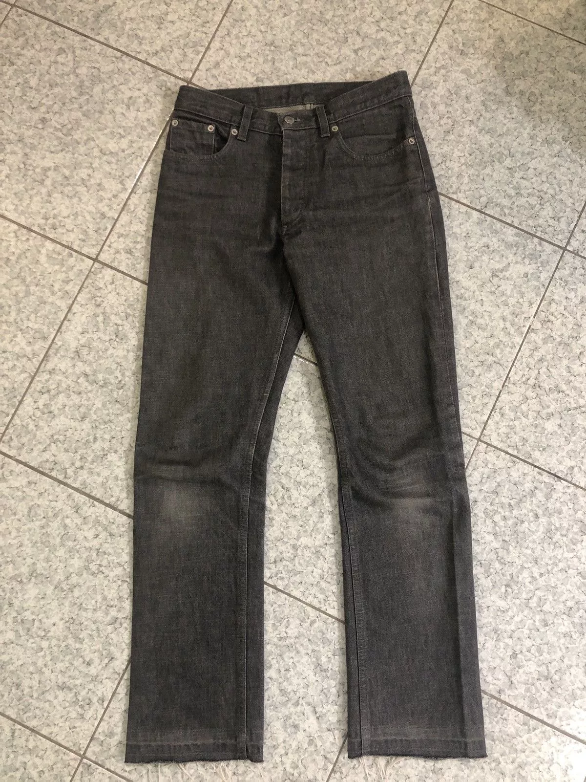 Helmut Lang Denim Helmut Lang Italian Cut Released Hem Denim Gray