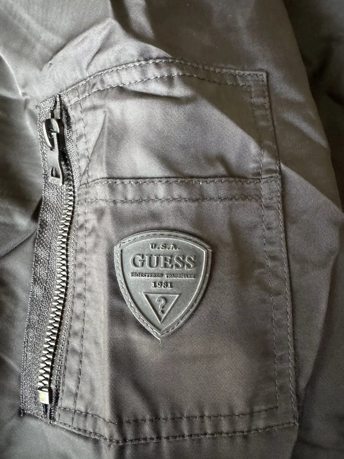 Guess Bombers Guess Bomber Jacket Black