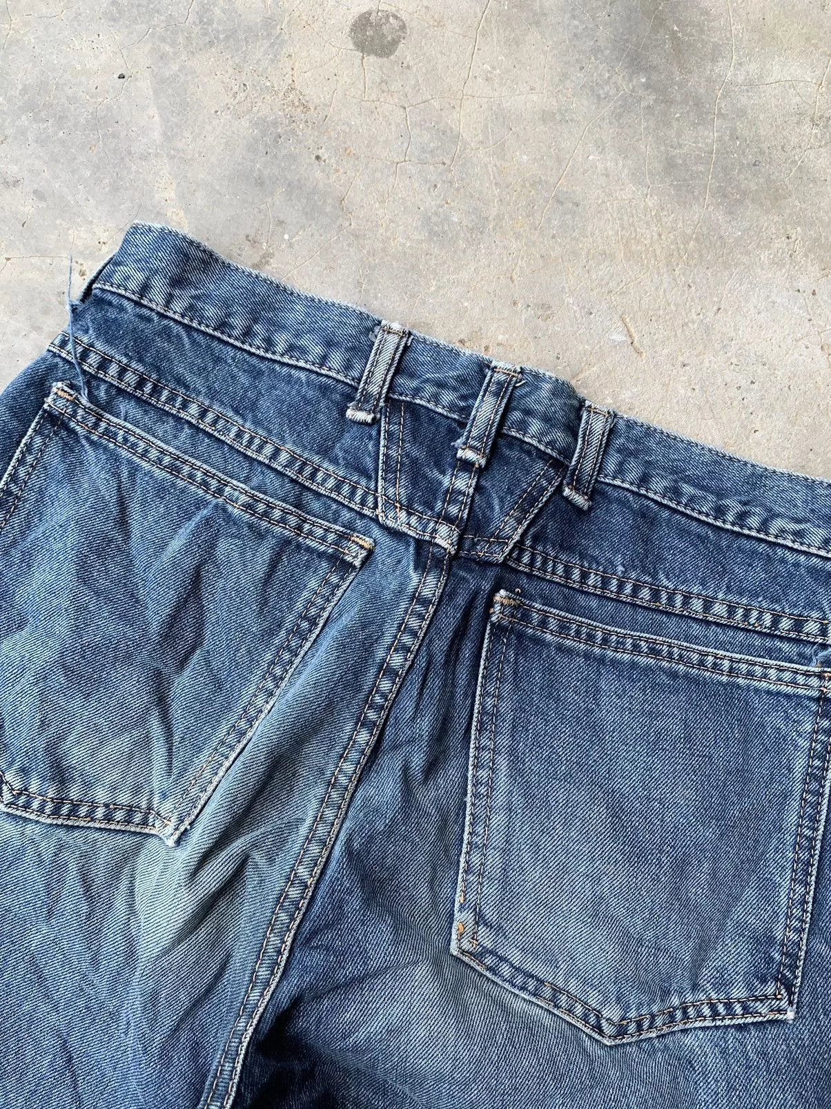 Edwin Denim Edwin × Vintage VINTAGE EDWIN DISTRESSED DENIM Blue