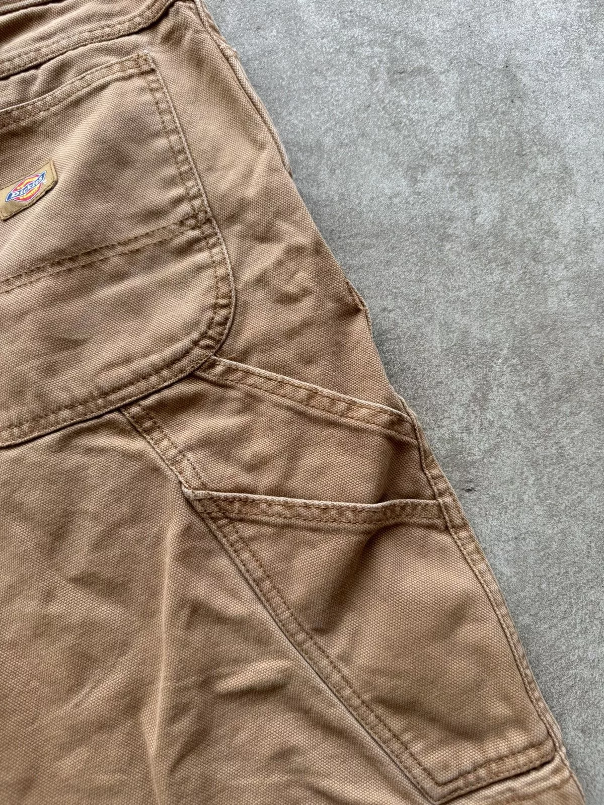 Dickies Shorts Dickies Single Knee Washed Pants Brown