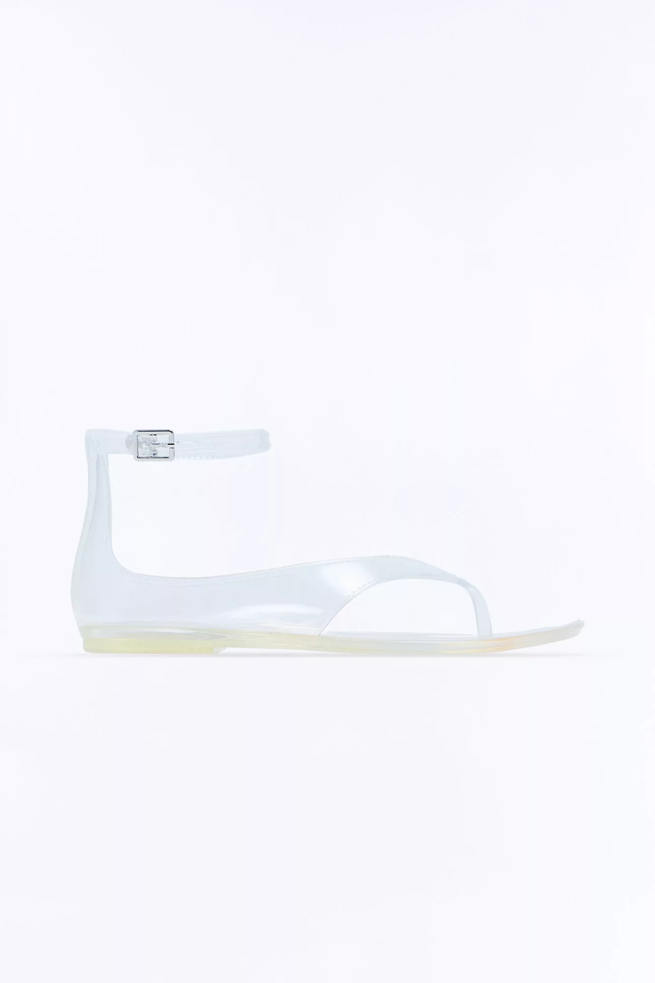 Sweety Jelly Flat Sandals - Clear