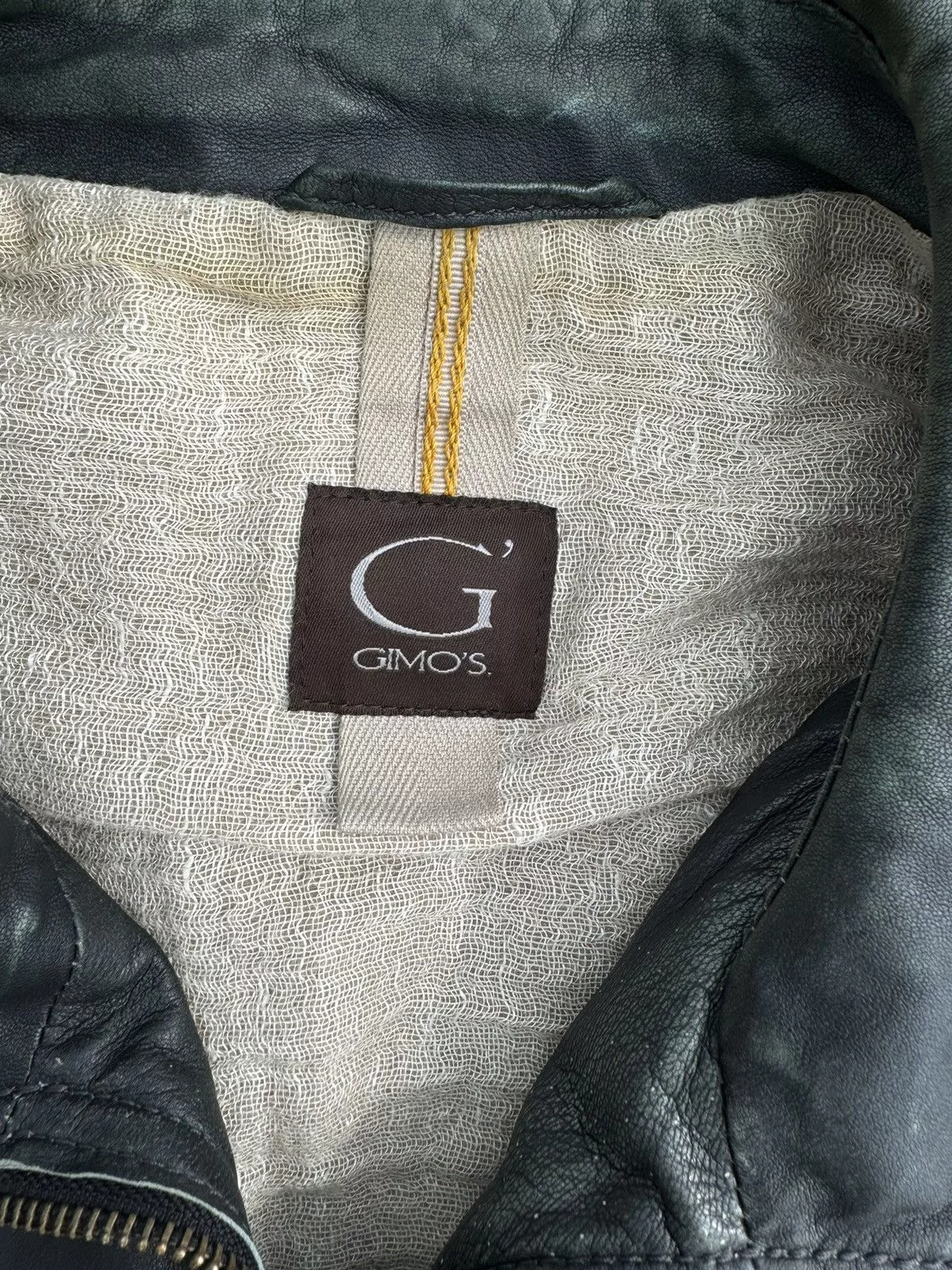 Gimo's Leather Jackets Gimo's Gimo’s leather jacket Gray Vintage