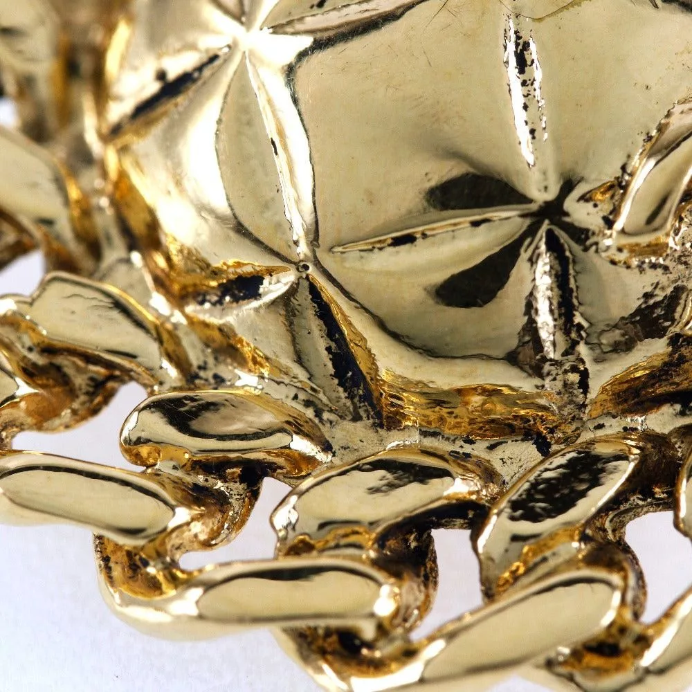 Chanel Earrings Chanel Coco Mark earring Gold