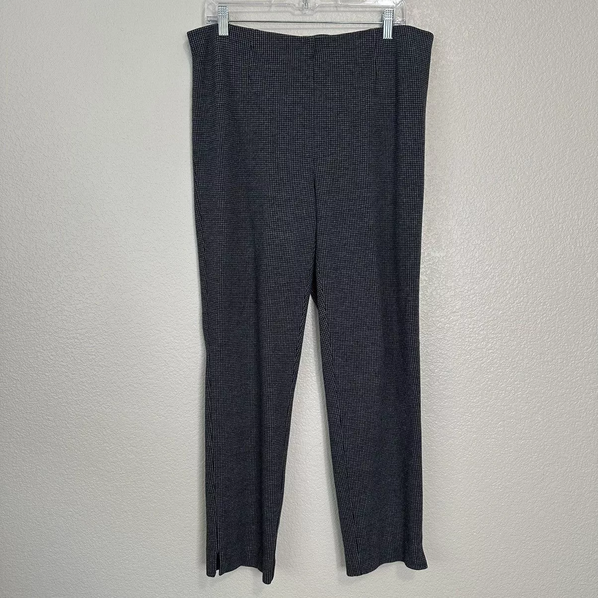 Other Pants Other J. Jill Ponte Slim Leg Herringbone Pull-On Pants Multi