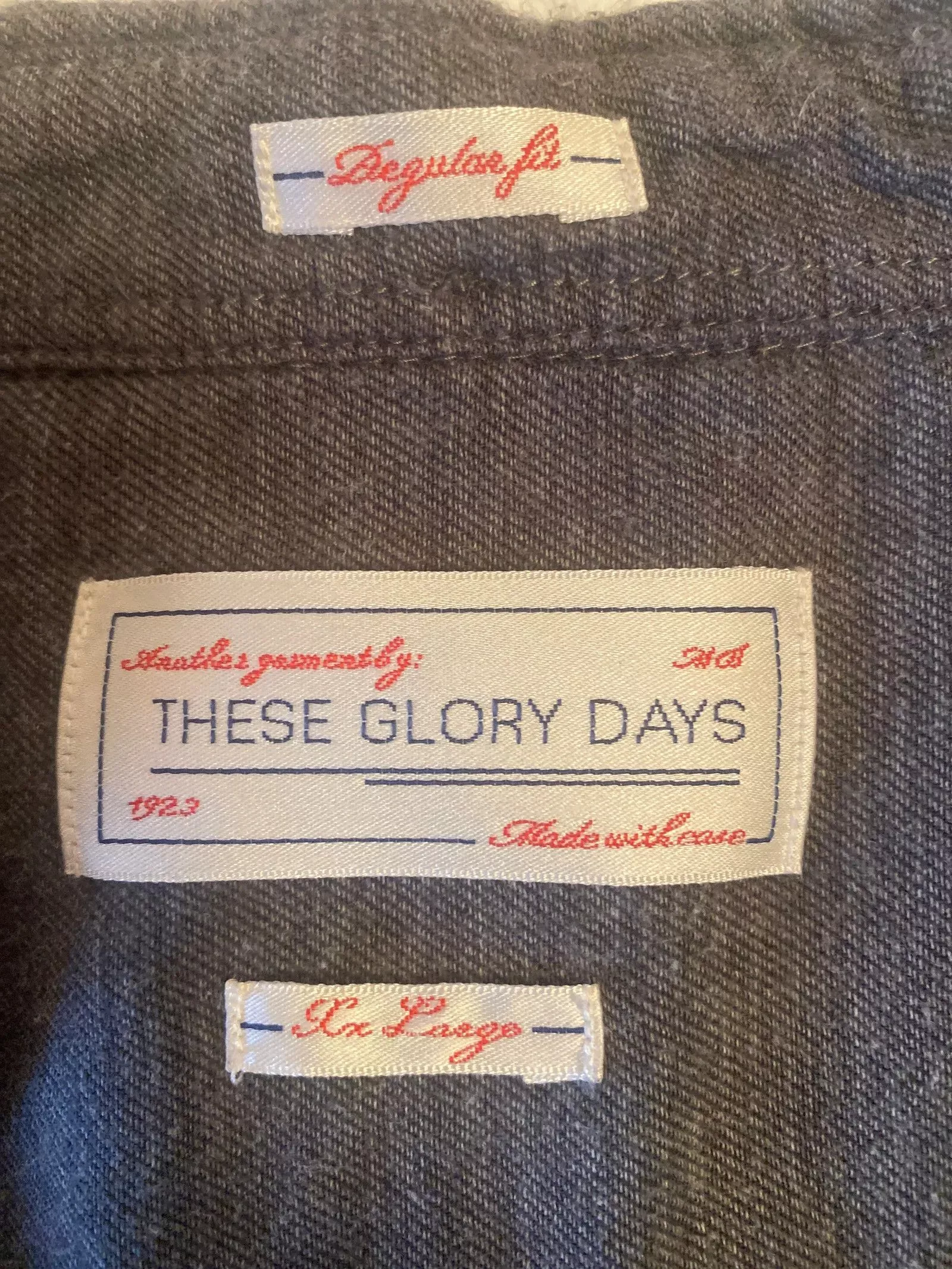These Glory Days Shirts Button Ups These Glory Days Shirt Gray