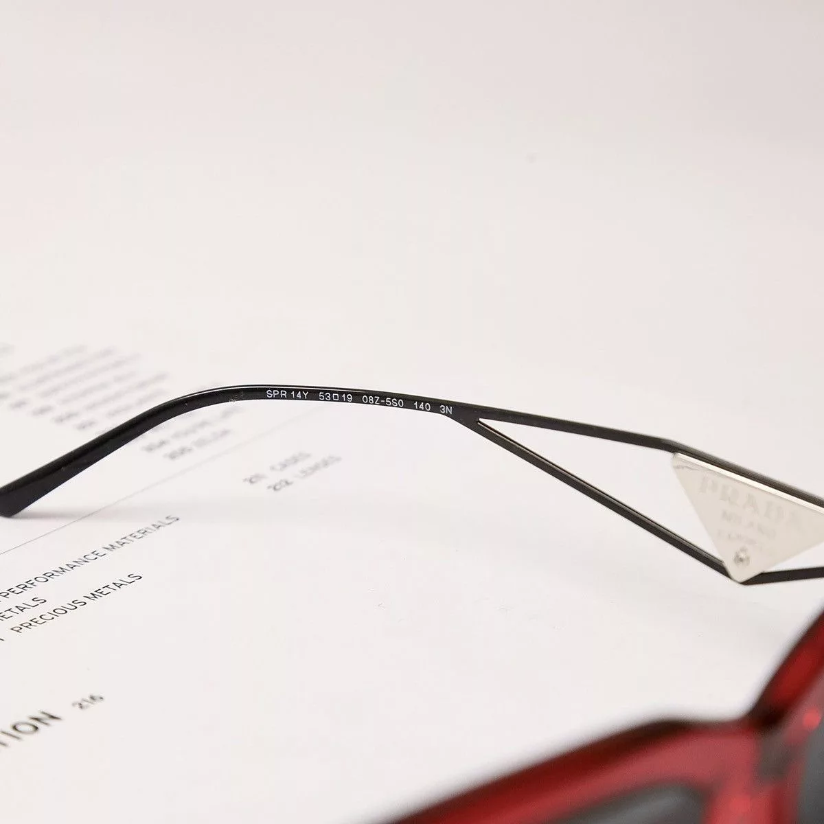 Prada Sunglasses PRADA 0PR 14YS SUNGLASSES Red