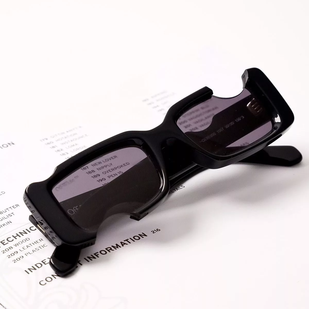 Off-White Sunglasses Off-White OFF WHITE CADY CUT SUNGLASSES Black