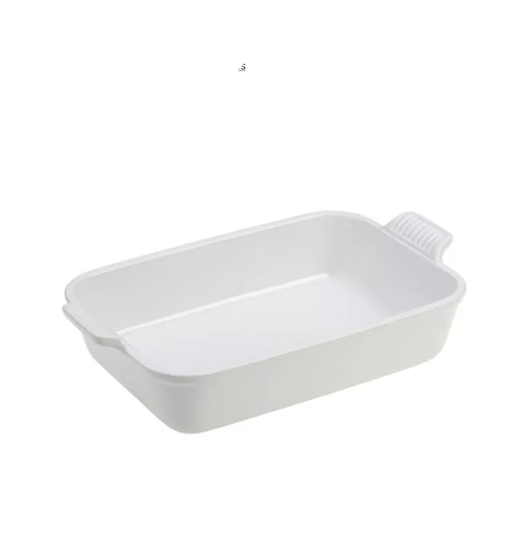 4 qt Heritage Rectangular Baking Dish - White