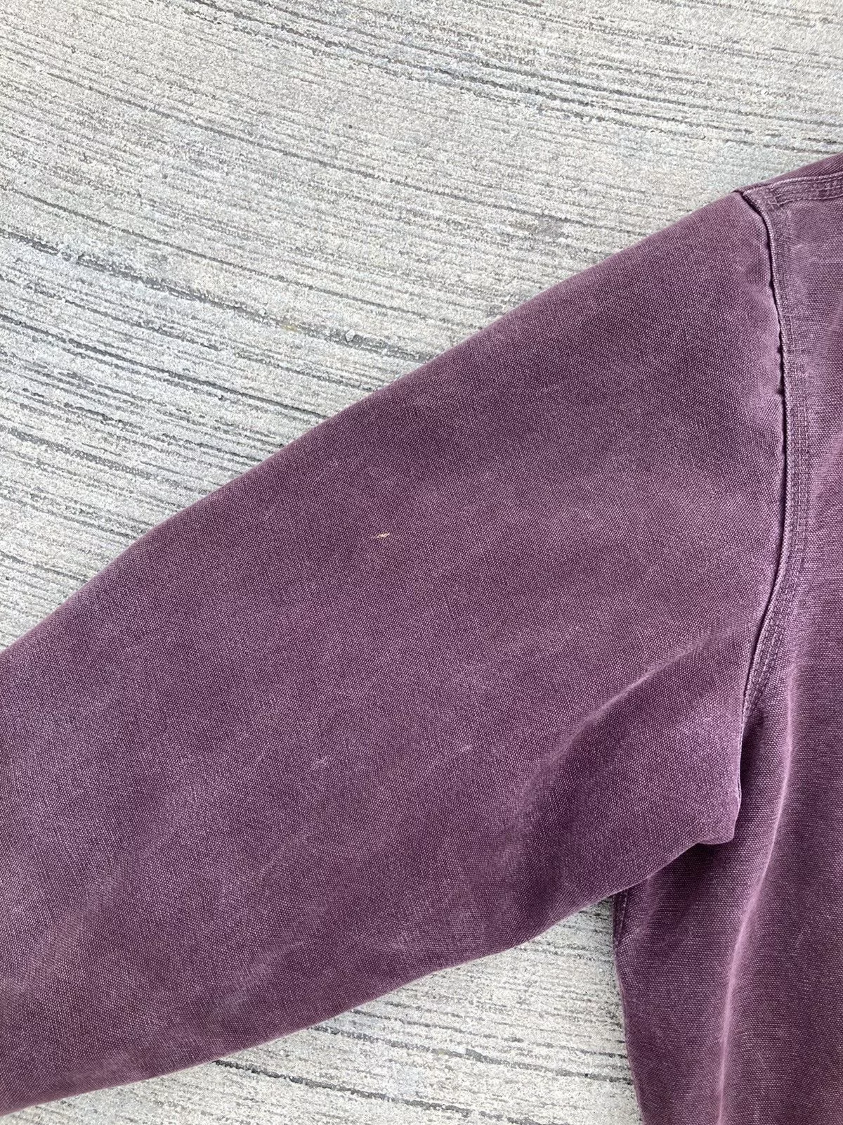 Carhartt Light Jackets Carhartt × Vintage Burgandy Active Jacket Purple Carhartt Hooded Jacket J06 BRG Streetwear