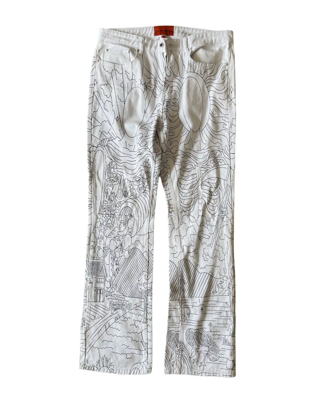 Who Decides War Denim WHO DECIDES WAR WHITE DUALITY BLANC DENIM JEANS