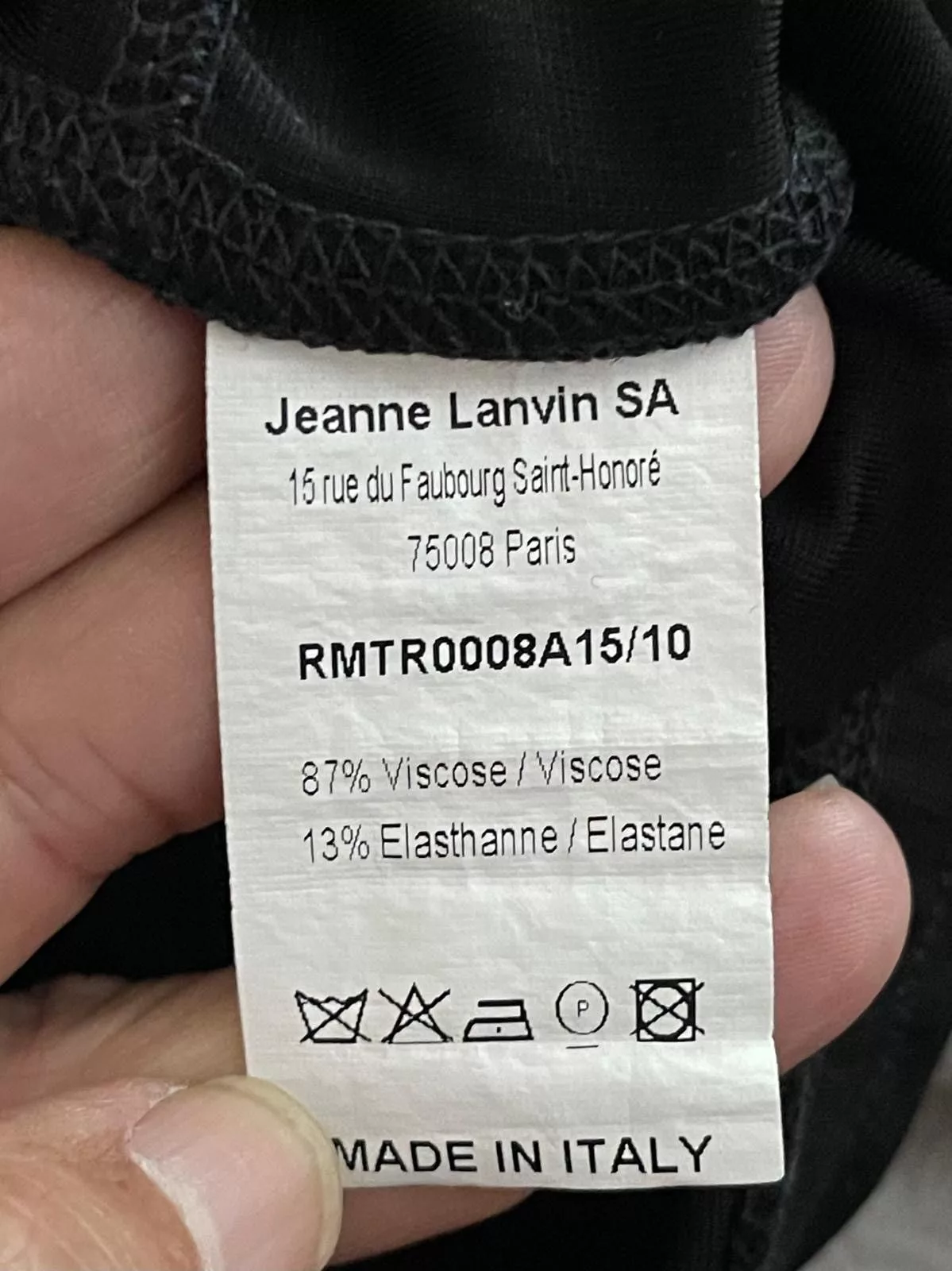Lanvin Cropped Pants Lanvin Black Cropped Pants