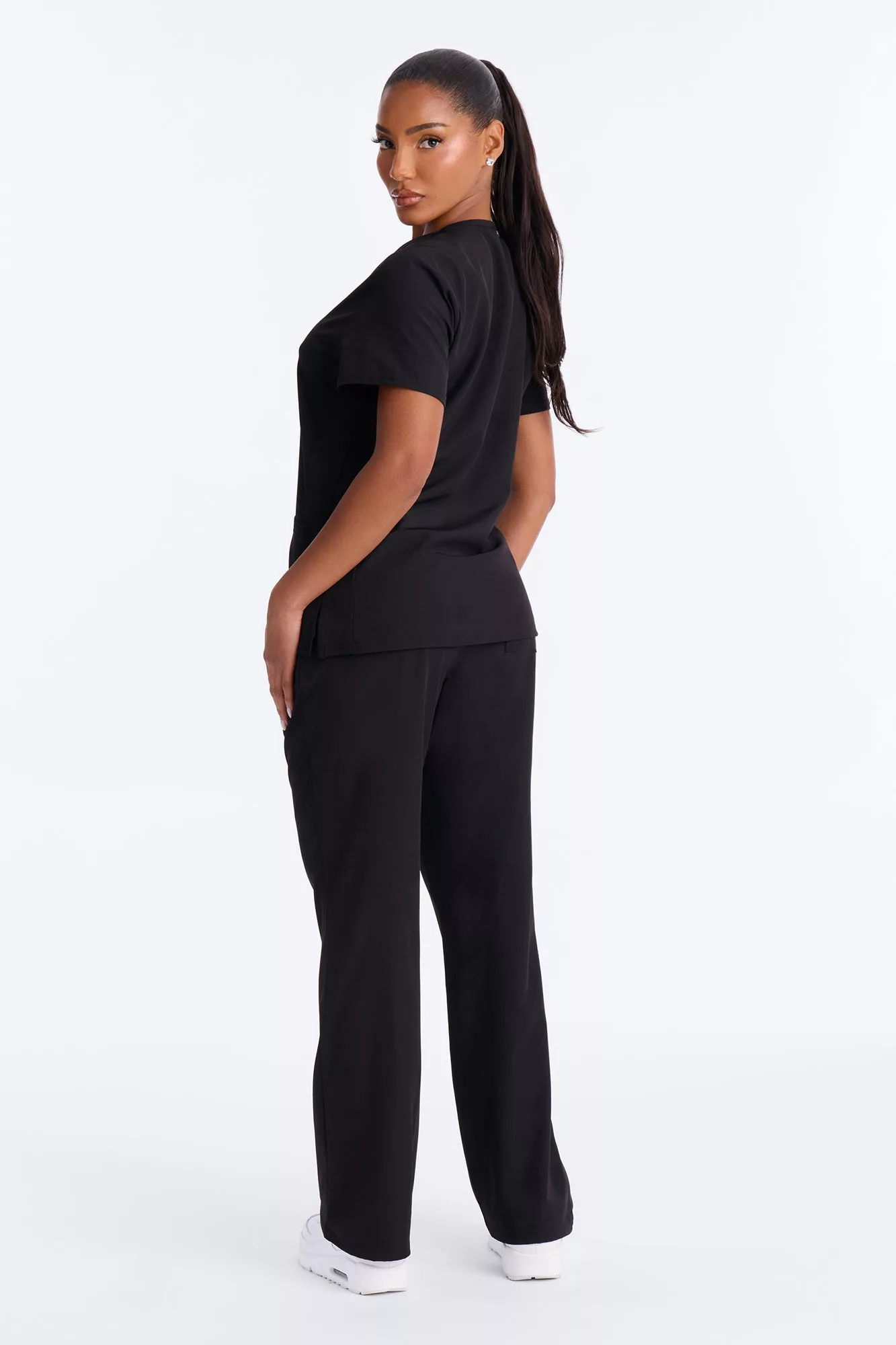 Doctor's Note Uniform Scrub Pant Set - Black