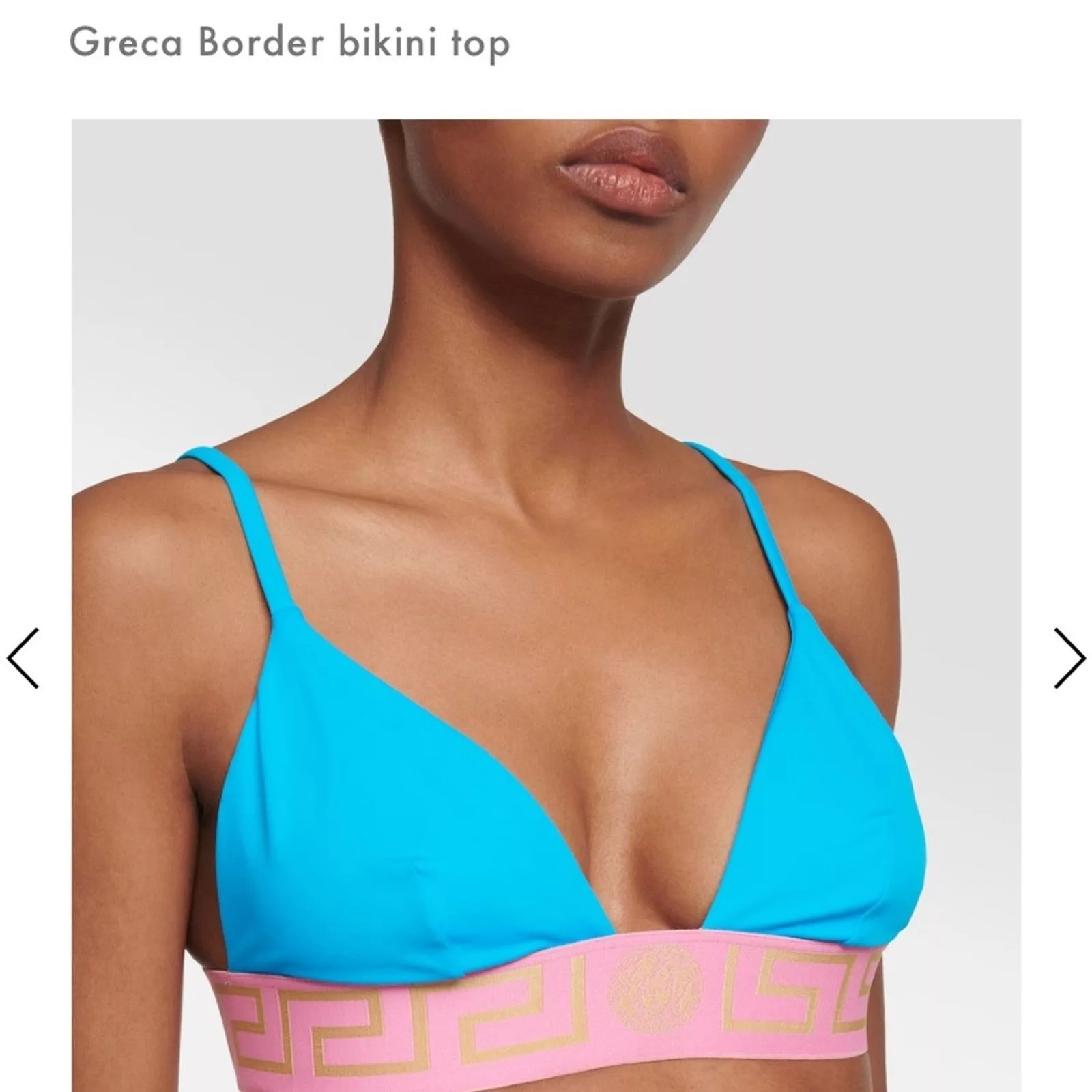 Versace Maxi Skirts NWT Versace Greco SET blue & pink bikini swim - both size 5