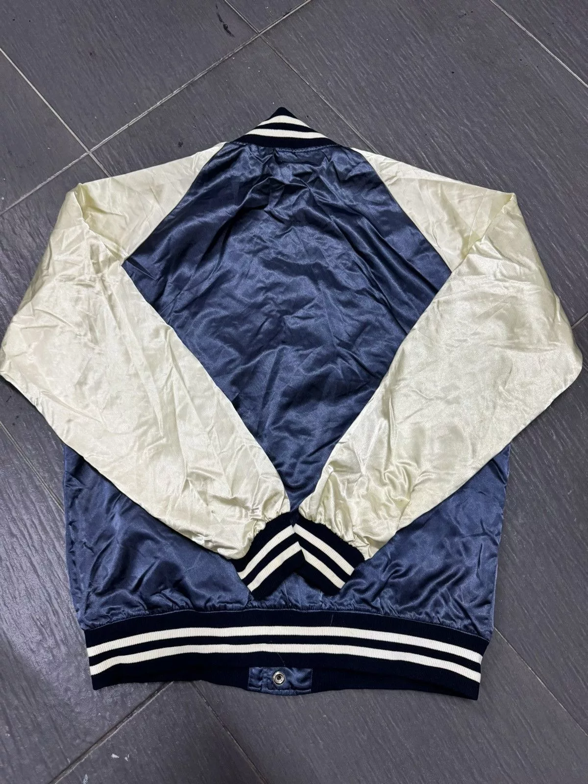 MLB Light Jackets MLB × Vintage VINTAGE BASEBALL JACKET Blue